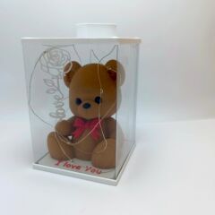 Işıklı I Love You Ayıcık Biblo (Kutulu)-(S.KAHVE)