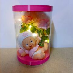 Hoşgeldin Prenses-Işıklı-Yenidoğan Bebek Hediyesi