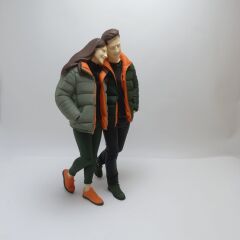 Outdoor Yürüyen Çift 20 cm - Biblo