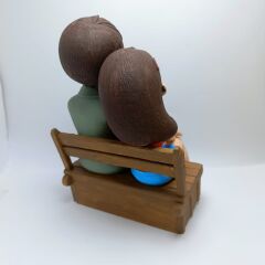 Bankta Çift Büyük 17,5cm - Biblo