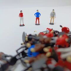 Ölçek İnsanlar 2,5 cm 10 lu