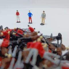 Ölçek İnsanlar 2,5 cm 10 lu