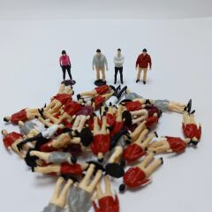 Ölçek İnsanlar 4 cm-10 lu