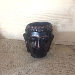 Buddha Figürlü Saksı