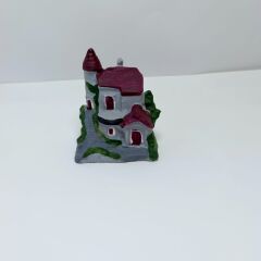 Tek Kubbeli Ev -Gri- Teraryum Malzemesi