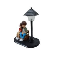 Minyatür Sokak Lambalı Sevimli Sevgililer