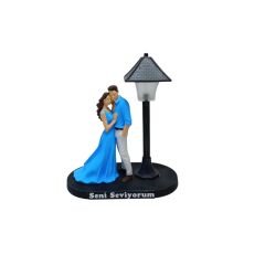 Minyatür Sokak Lambalı Sevgililer