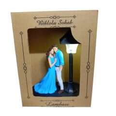 Minyatür Sokak Lambalı Sevgililer