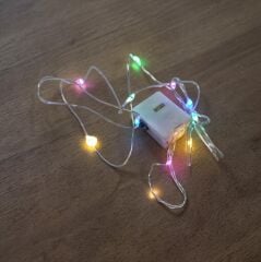 Pilli Led 1 Metre Renkli