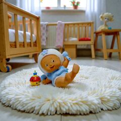 Oyuncaklı Erkek Bebek -Teraryum Malzemesi