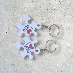 Puzzle Çift Anahtarlık