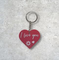 Kalp I Love You Anahtarlık