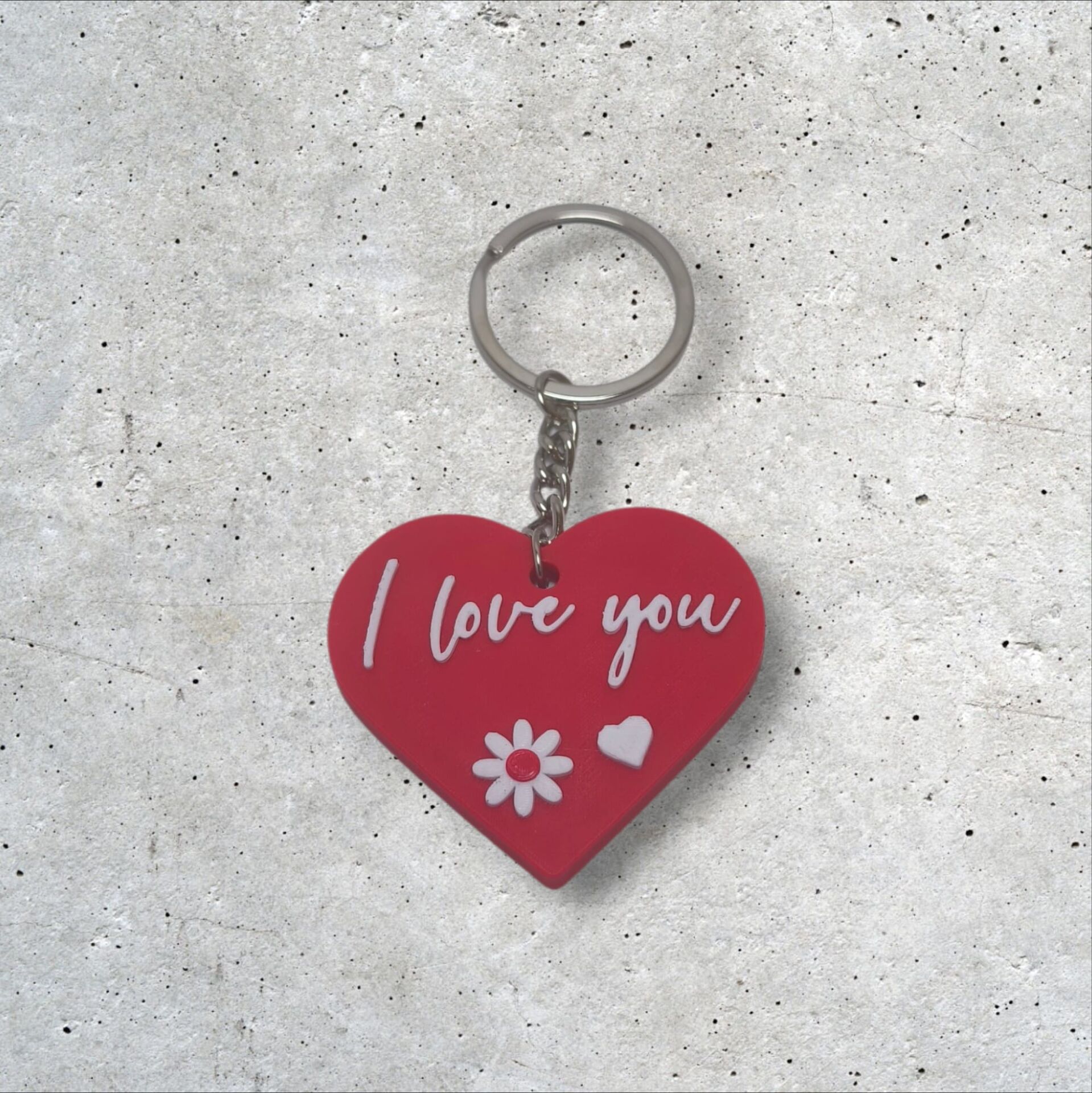 Kalp I Love You Anahtarlık