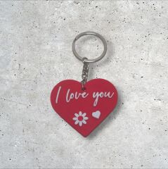 Kalp I Love You Anahtarlık