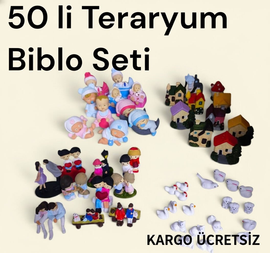 50 li Teraryum Biblo Seti-Kampanyalı Ürün