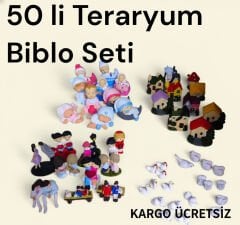 50 li Teraryum Biblo Seti-Kampanyalı Ürün