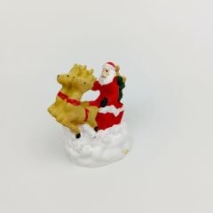 Kızaklı Noel Baba - Teraryum malzemesi