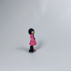 Köpekli Kız Pembe - Teraryum Malzemesi