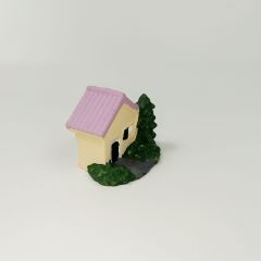 Çam Ağaçlı Ev - Teraryum Mazlemesi - Pembe
