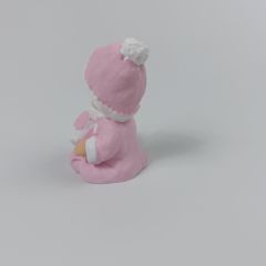 Büyük Bebek Teraryum Figürü Pembe